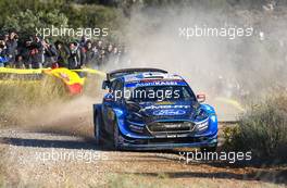 25.10.2019 - Teemu SUNINEN (FIN) - Marko SALMINEN (FIN) FORD FIESTA WRC , M-SPORT FORD WORLD RALLY TEAM 24-27.10.2019. FIA World Rally Championship, Rd 13, Catalunya - Costa Daurada, Rally de Espan~a Spain 2019