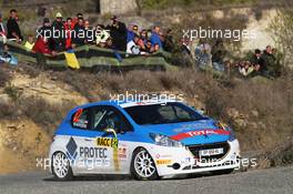 Ruairi BELL (GBR) - Darren GARROD (GBR) PEUGEOT 208 R2 27.10.2019. FIA World Rally Championship, Rd 13, Catalunya - Costa Daurada, Rally de Espan~a Spain 2019