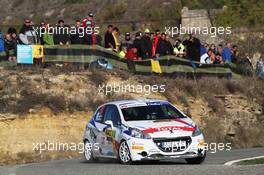 Delbin GARCIA (ESP) - Candido CARRERA (ESP) PEUGEOT 208 R2 27.10.2019. FIA World Rally Championship, Rd 13, Catalunya - Costa Daurada, Rally de Espan~a Spain 2019