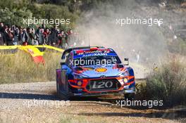 25.10.2019 - Dani Sordo (ESP)-Carlos Del Barrio (ESP),Hyundai i20 WRC, HYUNDAI SHELL MOBIS WRT 24-27.10.2019. FIA World Rally Championship, Rd 13, Catalunya - Costa Daurada, Rally de Espan~a Spain 2019