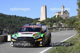 Jan SOLANS (ESP) - Mauro BARREIRO (ESP) FORD Fiesta R5 MK II 27.10.2019. FIA World Rally Championship, Rd 13, Catalunya - Costa Daurada, Rally de Espan~a Spain 2019