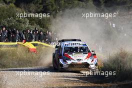 25.10.2019 - Jari-Matti Latvala (FIN)-Miikka Anttila (FIN) Toyota Yaris WRC, Toyota Gazoo Racing WRT 24-27.10.2019. FIA World Rally Championship, Rd 13, Catalunya - Costa Daurada, Rally de Espan~a Spain 2019