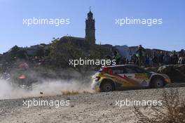 25.10.2019 - Marco BULACIA WILKINSON (BOL) - Fabian CRETU (ARG) SKODA Fabia R5 24-27.10.2019. FIA World Rally Championship, Rd 13, Catalunya - Costa Daurada, Rally de Espan~a Spain 2019