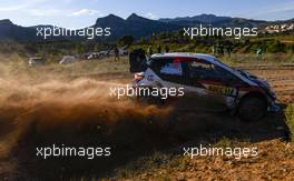 25.10.2019 - Takamoto Katsuta (JAP) - Daniel Barritt (GBR) TOYOTA Yaris WRC, TOMMI MÄKINEN RACING OY 24-27.10.2019. FIA World Rally Championship, Rd 13, Catalunya - Costa Daurada, Rally de Espan~a Spain 2019
