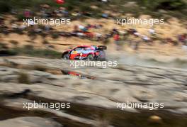 Dani Sordo (ESP)-Carlos Del Barrio (ESP),Hyundai i20 WRC, HYUNDAI SHELL MOBIS WRT 27.10.2019. FIA World Rally Championship, Rd 13, Catalunya - Costa Daurada, Rally de Espan~a Spain 2019