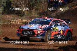 24.10.2019 - Shakedown, Dani Sordo (ESP)-Carlos Del Barrio (ESP),Hyundai i20 WRC, HYUNDAI SHELL MOBIS WRT 24-27.10.2019. FIA World Rally Championship, Rd 13, Catalunya - Costa Daurada, Rally de Espan~a Spain 2019