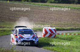 24.08.2019 - Ott Tanak (EST)-Martin Jarveoja (EST) TOYOTA YARIS WRC , TOYOTA GAZOO RACING WRT 22-05.08.2019. FIA World Rally Championship, Rd 10, Rally Deutschland , Germany.