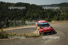 25.08.2019 - Sébastien Ogier (FRA)-Julien Ingrassia (FRA) CITROEN C3, CITROEN TOTAL WRT 22-05.08.2019. FIA World Rally Championship, Rd 10, Rally Deutschland , Germany.