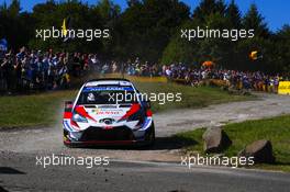 25.08.2019 - Kris Meeke (GBR)-Sébastien MARSHALL (GBR) TOYOTA YARIS, TOYOTA GAZOO RACING WRT 22-05.08.2019. FIA World Rally Championship, Rd 10, Rally Deutschland , Germany.
