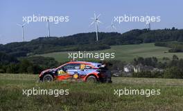 24.08.2019 - Andreas Mikkelsen (NOR)-Anders Jaeger(NOR) HYUNDAI i20 WRC RC1, HYUNDAI SHELL MOBIS WRT 22-05.08.2019. FIA World Rally Championship, Rd 10, Rally Deutschland , Germany.