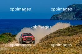 16.06.2019 - Mads Ostberg (NOR)-  Torstein Eriksen (NOR) Citroen  C3 WRC, CITROEN TOTAL ABU DHABI WRT 13-16.06.2019. FIA World Rally Championship, Rd 8, Rally Italy Sardinia