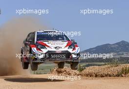 13.06.2019 - Shakedown, Ott Tanak (EST)-Martin Jarveoja (EST) TOYOTA YARIS WRC , TOYOTA GAZOO RACING WRT 13-16.06.2019. FIA World Rally Championship, Rd 8, Rally Italy Sardinia