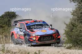 14.06.2019 - Andreas Mikkelsen (NOR)-Anders Jaeger(NOR) HYUNDAI i20 WRC RC1, HYUNDAI SHELL MOBIS WRT 13-16.06.2019. FIA World Rally Championship, Rd 8, Rally Italy Sardinia