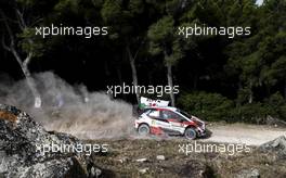 14.06.2019 - Ott Tanak (EST)-Martin Jarveoja (EST) TOYOTA YARIS WRC , TOYOTA GAZOO RACING WRT 13-16.06.2019. FIA World Rally Championship, Rd 8, Rally Italy Sardinia