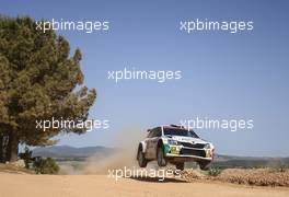 13.06.2019 - Shakedown, Fabio Andolfi (ITA)  Simone Scattolin (ITA) SKODA FABIA R5 13-16.06.2019. FIA World Rally Championship, Rd 8, Rally Italy Sardinia