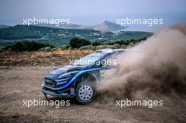 Elfyn Evans (GBR)- Scott MARTIN (GBR) Ford Fiesta WRC, M-Sport Ford World Rally Team 13-16.06.2019. FIA World Rally Championship, Rd 8, Rally Italy Sardinia