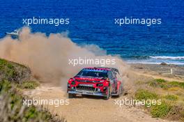16.06.2019 - Essapeka Lappi (FIN) Janne Ferm (FIN) CITROEN C3, CITROEN TOTAL WRT 13-16.06.2019. FIA World Rally Championship, Rd 8, Rally Italy Sardinia