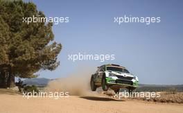 13.06.2019 - Shakedown, Kalle Rovanpera (FIN) - Jonne Halttunen (FIN) Skoda Fabia R5 RC2, SKODA Motorsport 13-16.06.2019. FIA World Rally Championship, Rd 8, Rally Italy Sardinia