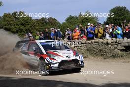 15.06.2019 - Kris Meeke (GBR)-Sébastien MARSHALL (GBR) TOYOTA YARIS, TOYOTA GAZOO RACING WRT 13-16.06.2019. FIA World Rally Championship, Rd 8, Rally Italy Sardinia