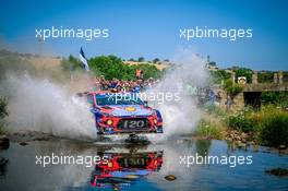 16.06.2019 - Thierry Neuville (BEL) HYUNDAI SHELL MOBIS WRT and Dani Sordo (ESP)HYUNDAI SHELL MOBIS WRT 13-16.06.2019. FIA World Rally Championship, Rd 8, Rally Italy Sardinia