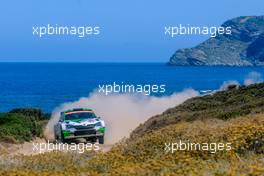16.06.2019 - Jan KOPECKY (CZE) - Pavel DRESLER (CZE) SKODA FABIA, SKODA MOTORSPORT 13-16.06.2019. FIA World Rally Championship, Rd 8, Rally Italy Sardinia
