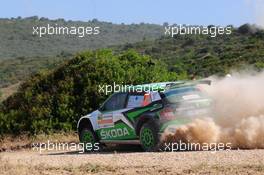 Kalle Rovanpera (FIN) - Jonne Halttunen (FIN) Skoda Fabia R5 RC2, SKODA Motorsport 13-16.06.2019. FIA World Rally Championship, Rd 8, Rally Italy Sardinia