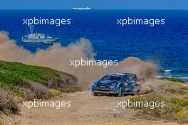 16.06.2019 - Teemu SUNINEN (FIN) - Marko SALMINEN (FIN) FORD FIESTA WRC , M-SPORT FORD WORLD RALLY TEAM 13-16.06.2019. FIA World Rally Championship, Rd 8, Rally Italy Sardinia