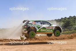 13.06.2019 - Shakedown, Jan KOPECKY (CZE) - Pavel DRESLER (CZE) SKODA FABIA, SKODA MOTORSPORT 13-16.06.2019. FIA World Rally Championship, Rd 8, Rally Italy Sardinia