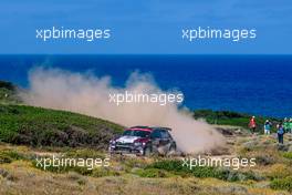 16.06.2019 - LOUBET Pierre-Louis (FRA) - LANDAIS Vincent (FRA) SKODA FABIA R5 13-16.06.2019. FIA World Rally Championship, Rd 8, Rally Italy Sardinia