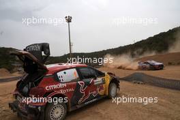 14.06.2019 - Sébastien Ogier (FRA)-Julien Ingrassia (FRA) CITROEN C3, CITROEN TOTAL WRT and Andreas Mikkelsen (NOR)-Anders Jaeger(NOR) HYUNDAI i20 WRC RC1, HYUNDAI SHELL MOBIS WRT 13-16.06.2019. FIA World Rally Championship, Rd 8, Rally Italy Sardinia