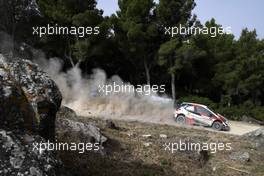 14.06.2019 - Kris Meeke (GBR)-Sébastien MARSHALL (GBR) TOYOTA YARIS, TOYOTA GAZOO RACING WRT 13-16.06.2019. FIA World Rally Championship, Rd 8, Rally Italy Sardinia