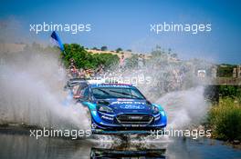 16.06.2019 - Elfyn Evans (GBR)- Scott MARTIN (GBR) Ford Fiesta WRC, M-Sport Ford World Rally Team 13-16.06.2019. FIA World Rally Championship, Rd 8, Rally Italy Sardinia