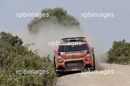 14.06.2019 - Mads Ostberg (NOR)-  Torstein Eriksen (NOR) Citroen  C3 WRC, CITROEN TOTAL 13-16.06.2019. FIA World Rally Championship, Rd 8, Rally Italy Sardinia