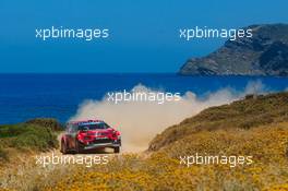 16.06.2019 - Essapeka Lappi (FIN) Janne Ferm (FIN) CITROEN C3, CITROEN TOTAL WRT 13-16.06.2019. FIA World Rally Championship, Rd 8, Rally Italy Sardinia