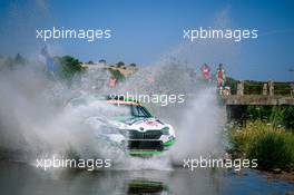 16.06.2019 - Kalle Rovanpera (FIN) - Jonne Halttunen (FIN) Skoda Fabia R5 RC2, SKODA Motorsport 13-16.06.2019. FIA World Rally Championship, Rd 8, Rally Italy Sardinia