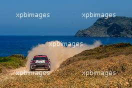 16.06.2019 - LOUBET Pierre-Louis (FRA) - LANDAIS Vincent (FRA) SKODA FABIA R5 13-16.06.2019. FIA World Rally Championship, Rd 8, Rally Italy Sardinia