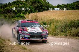 LOUBET Pierre-Louis (FRA) - LANDAIS Vincent (FRA) SKODA FABIA R5 13-16.06.2019. FIA World Rally Championship, Rd 8, Rally Italy Sardinia