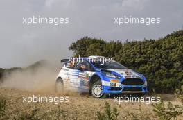 14.06.2019 - SOLANS BALDO Nil (ESP) - MARTI Marc (ESP) FORD FIESTA R5 13-16.06.2019. FIA World Rally Championship, Rd 8, Rally Italy Sardinia