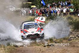 15.06.2019 - Ott Tanak (EST)-Martin Jarveoja (EST) TOYOTA YARIS WRC , TOYOTA GAZOO RACING WRT 13-16.06.2019. FIA World Rally Championship, Rd 8, Rally Italy Sardinia