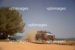 13.06.2019 - Shakedown, Andreas Mikkelsen (NOR)-Anders Jaeger(NOR) HYUNDAI i20 WRC RC1, HYUNDAI SHELL MOBIS WRT 13-16.06.2019. FIA World Rally Championship, Rd 8, Rally Italy Sardinia