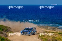 16.06.2019 - Elfyn Evans (GBR)- Scott MARTIN (GBR) Ford Fiesta WRC, M-Sport Ford World Rally Team 13-16.06.2019. FIA World Rally Championship, Rd 8, Rally Italy Sardinia