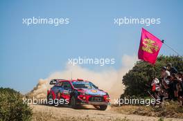 Dani Sordo (ESP)-Carlos Del Barrio (ESP),Hyundai i20 WRC, HYUNDAI SHELL MOBIS WRT 13-16.06.2019. FIA World Rally Championship, Rd 8, Rally Italy Sardinia
