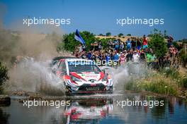 16.06.2019 - Ott Tanak (EST)-Martin Jarveoja (EST) TOYOTA YARIS WRC , TOYOTA GAZOO RACING WRT 13-16.06.2019. FIA World Rally Championship, Rd 8, Rally Italy Sardinia