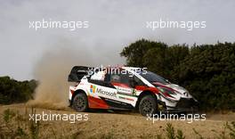 14.06.2019 - Kris Meeke (GBR)-Sébastien MARSHALL (GBR) TOYOTA YARIS, TOYOTA GAZOO RACING WRT 13-16.06.2019. FIA World Rally Championship, Rd 8, Rally Italy Sardinia