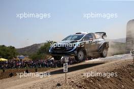 Elfyn Evans (GBR)- Scott MARTIN (GBR) Ford Fiesta WRC, M-Sport Ford World Rally Team 08-10.03.2019. FIA World Rally Championship, Rd 3, Rally Mexico, Leon, Mexico.