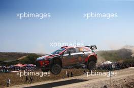 Andreas Mikkelsen (NOR)-Anders Jaeger(NOR) HYUNDAI i20 WRC RC1, HYUNDAI SHELL MOBIS WRT 08-10.03.2019. FIA World Rally Championship, Rd 3, Rally Mexico, Leon, Mexico.