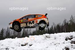 KATSUTA Takamoto (JAP) - BARRITT Daniel (GBR) FORD FIESTA R5 RC2, TOMMI MAKINEN RACING 14-17.02.2019 FIA World Rally Championship, Rd 2, Rally Sweden, Karlstad, Sweden