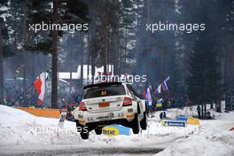 MONELIUS Mattias (SWE) - EDVARDSSON Nicklas (SWE) Skoda Fabia R5 14-17.02.2019 FIA World Rally Championship, Rd 2, Rally Sweden, Karlstad, Sweden