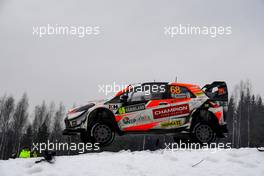 GRONHOLM Marcus (FIN) - RAUTIAINEN Timo (FIN) Toyota Yaris WRC, GRX Team 14-17.02.2019 FIA World Rally Championship, Rd 2, Rally Sweden, Karlstad, Sweden