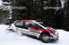 Kris Meeke (GBR)-Sebastien MARSHALL (GBR) TOYOTA YARIS, TOYOTA GAZOO RACING WRT 14-17.02.2019 FIA World Rally Championship, Rd 2, Rally Sweden, Karlstad, Sweden